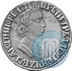 Фото Полтина 1705 года  "Портрет работы Ф. Алексеева"