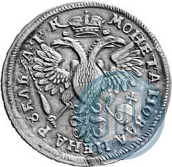 Фото 1 рубль 1720 года OK "Портрет в латах"