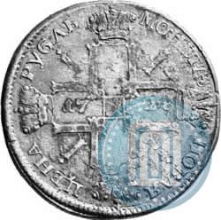 Фото 1 рубль 1724 года СПБ "Солнечный, в латах"