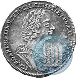 Фото 1 рубль 1724 года  "Портрет в античных доспехах"