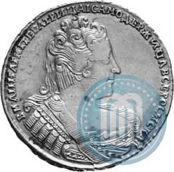 Фото 1 рубль 1733 года  