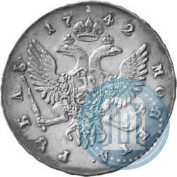 Picture 1 rouble 1742 year СПБ 