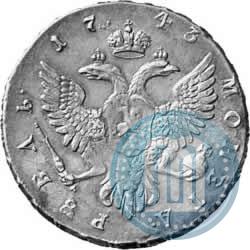 Picture 1 rouble 1743 year ММД 
