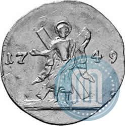 Picture 1 ducat 1749 year  "St. Andrew on the reverse"