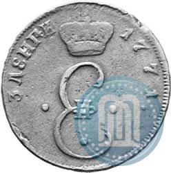Фото Пара - 3 денги 1771 года S "Большой орел"