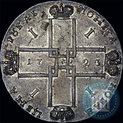 Фото 1 рубль 1723 года OK "Портрет в горностаевой мантии"