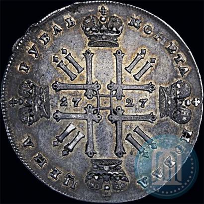 Picture 1 rouble 1727 year  "Moscow type"