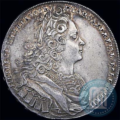Picture 1 rouble 1727 year  "Moscow type"