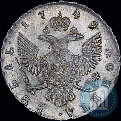 Picture 1 rouble 1749 year СПБ 