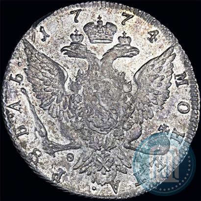 Picture 1 rouble 1774 year СПБ-ФЛ 