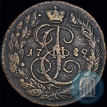 Фото 2 копейки 1789 года ММ 