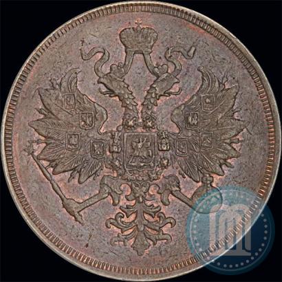 Фото 3 копейки 1859 года ЕМ "Тип 1860-1867"