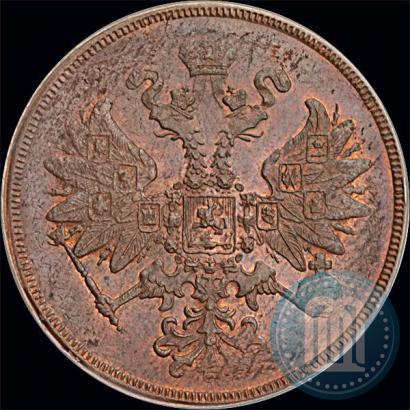 Picture 2 kopecks 1859 year ЕМ 