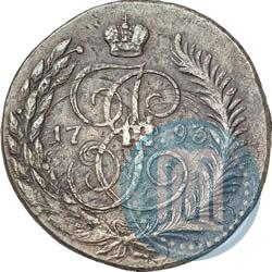 Фото 5 копеек 1793 года ЕМ "Павловский перечекан"