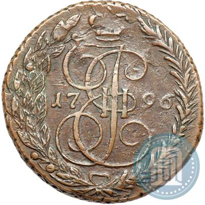 Picture 5 kopecks 1796 year ЕМ 