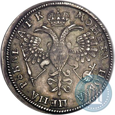 Picture 1 rouble 1720 year OK "Portrait in armour"