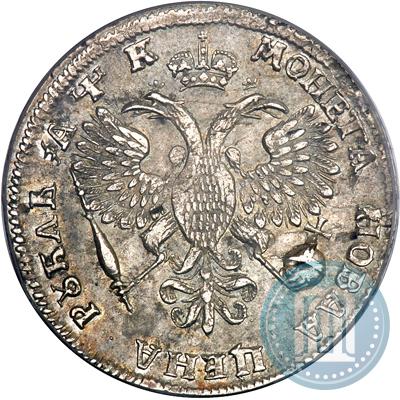 Фото 1 рубль 1720 года OK "Портрет в латах"