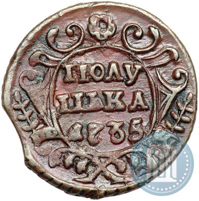 Фото Полушка 1735 года  