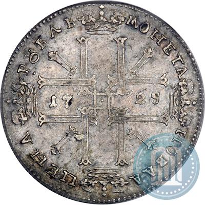 Picture 1 rouble 1725 year  "Portrait in ancient armour"