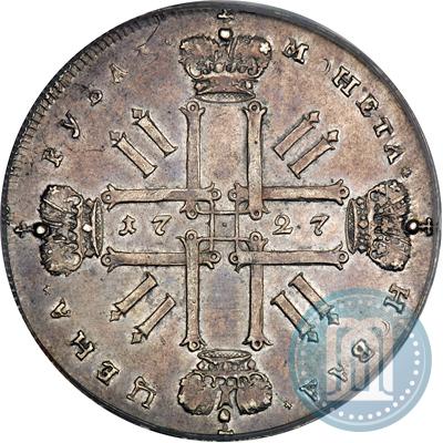 Picture 1 rouble 1727 year  "Moscow type"