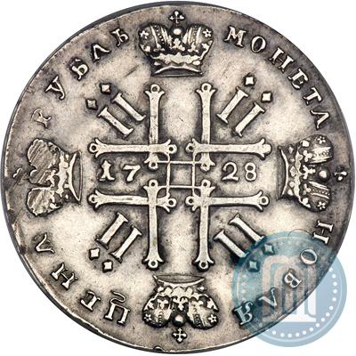 Picture 1 rouble 1728 year  "Type of 1728"