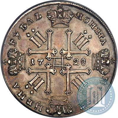 Picture 1 rouble 1728 year  "Type of 1728"
