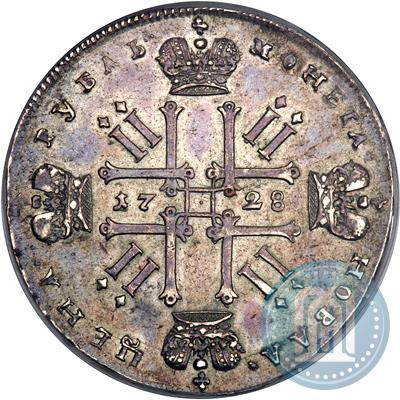 Picture 1 rouble 1728 year  "Type of 1727"