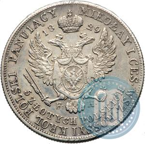 Picture 5 złotych 1829 year FH 