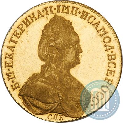 Фото 10 рублей 1785 года СПБ 