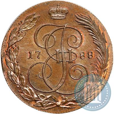 Фото 5 копеек 1788 года КМ 