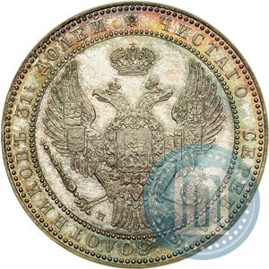 Фото 1,5 рубля - 10 злотых 1833 года НГ 