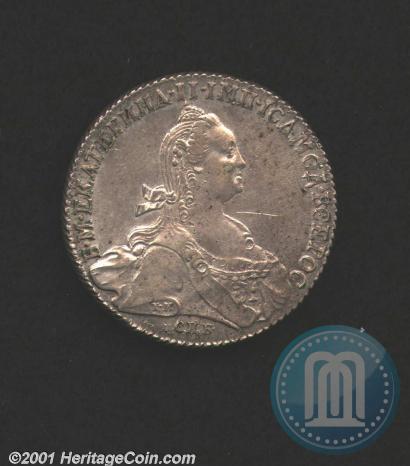Фото 1 рубль 1775 года СПБ-ЯЧ 