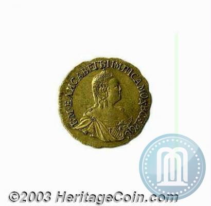 Picture 1 rouble 1756 year  
