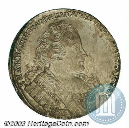 Picture 1 rouble 1732 year  