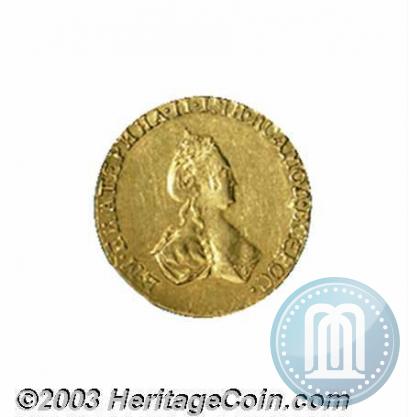 Фото 1 рубль 1779 года  