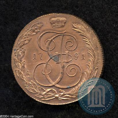 Picture 5 kopecks 1791 year КМ 