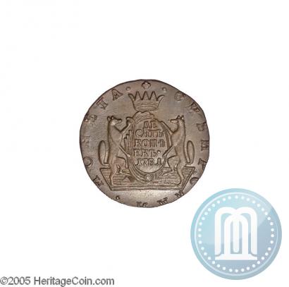 Picture 10 kopecks 1781 year КМ 