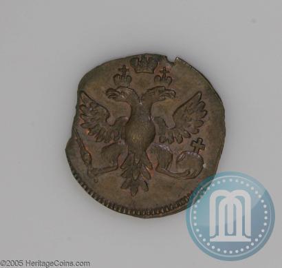 Фото Полушка 1735 года  