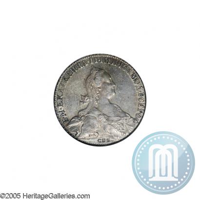 Picture 1 rouble 1776 year СПБ-ЯЧ 
