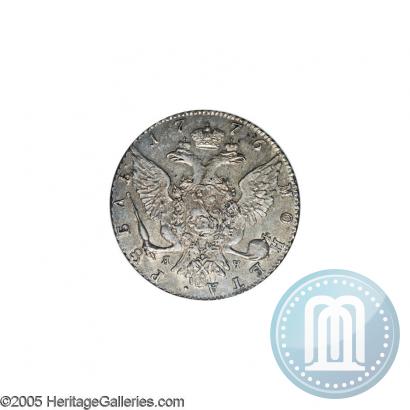 Picture 1 rouble 1776 year СПБ-ЯЧ 