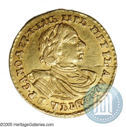 Фото 2 рубля 1720 года  