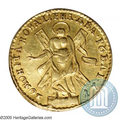 Фото 2 рубля 1720 года  