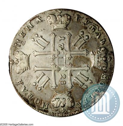 Picture 1 rouble 1728 year  "Type of 1728"