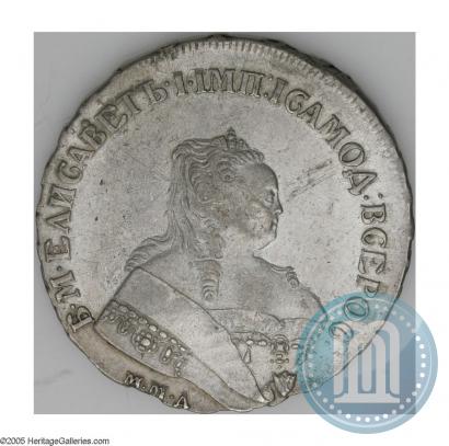 Picture 1 rouble 1751 year ММД 