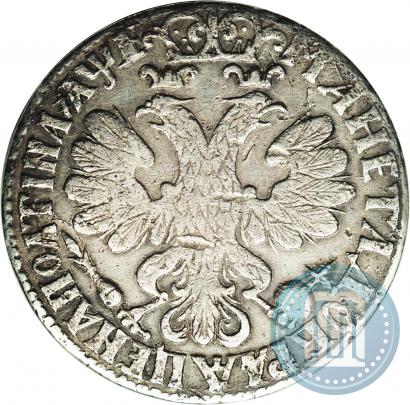 Фото Полтина 1705 года  "Портрет работы Ф. Алексеева"