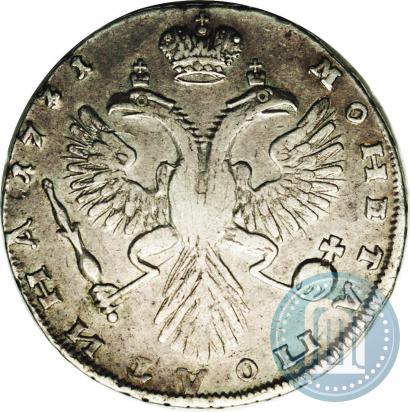 Фото Полтина 1731 года  