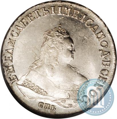 Picture 1 rouble 1749 year СПБ 