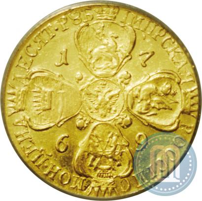 Фото 10 рублей 1769 года СПБ 