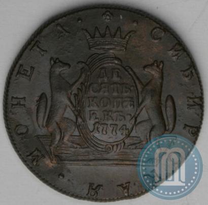 Picture 10 kopecks 1774 year КМ 