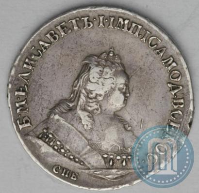 Picture 1 rouble 1744 year СПБ 
